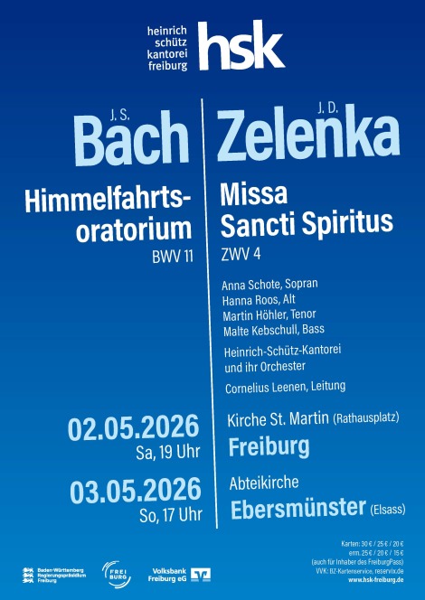 Heinrich-Schütz-Kantorei Konzerte 2., 3.5.2026