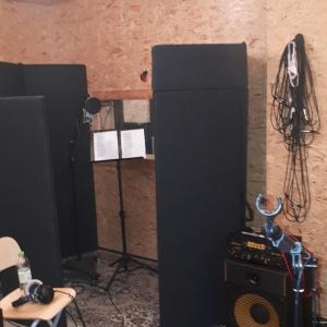 das ist der Aufnahmeraum von Peter's Studio...