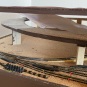 Trassenbretter fertig montiert, lackiert und mit Kork belegt