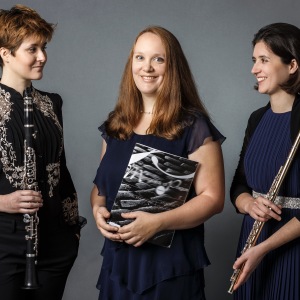 TwinTRIO (2), Stefanie Hofmann (Flöte), Franziska Hofmann (Klarinette), Marie-Luise Klewer (Klavier)