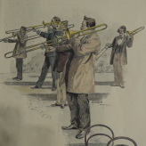 In der Posaunenklasse von Julius Kosleck