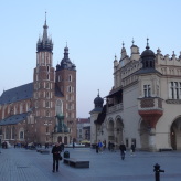 Die Marienkirche in der Abenddämmerung