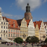 Die Altstadt von Breslau mit Elisabeth-Kirche