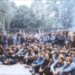 80iger...die Farbe Blau vor der Muschel