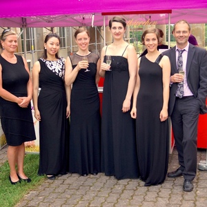 Boreas Quartett Bremen MDR Musiksommer (with Manager Oliver Jueterbock)