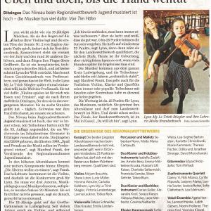 Stuttgarter Zeitung 1. Februar 2016