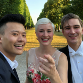 Mit Pianist David Fung und Dirigent Erich Polz, Orchesterkonzert Herrenhausen 2018