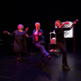 Ensemble Megaphon, Lange Brigitte Reimann-Nacht, Theater Jena 2024, Fotografin: Tina Peißker