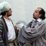  als Ali (rechts Dominik Wörner) in "Zémir et Azor" bei der Sommeroper Waldegg mit Andreas Reize 2011