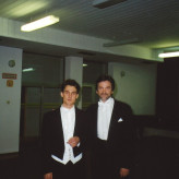 Con Bodgan Olędzki prima del concerto, Opole / PL