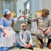 Uberto in "La Serva Padrona" mit Cornelia Marschall und Stephan Wapenhans