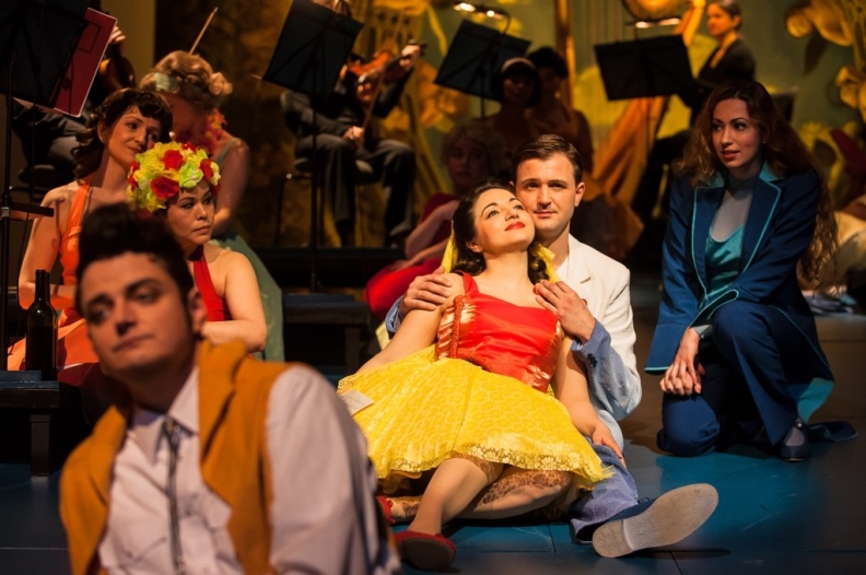 Miriam Sabba in "L´Orfeo", Landesbühnen Sachsen 2013