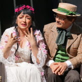 Orpheus in der Unterwelt 2025 – Miriam Sabba plays the role of Eurydice © Photo: Mitteldeutsche Kammerphilharmonie