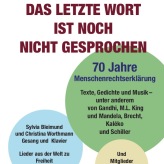 Flyer "Das letzte Wort"