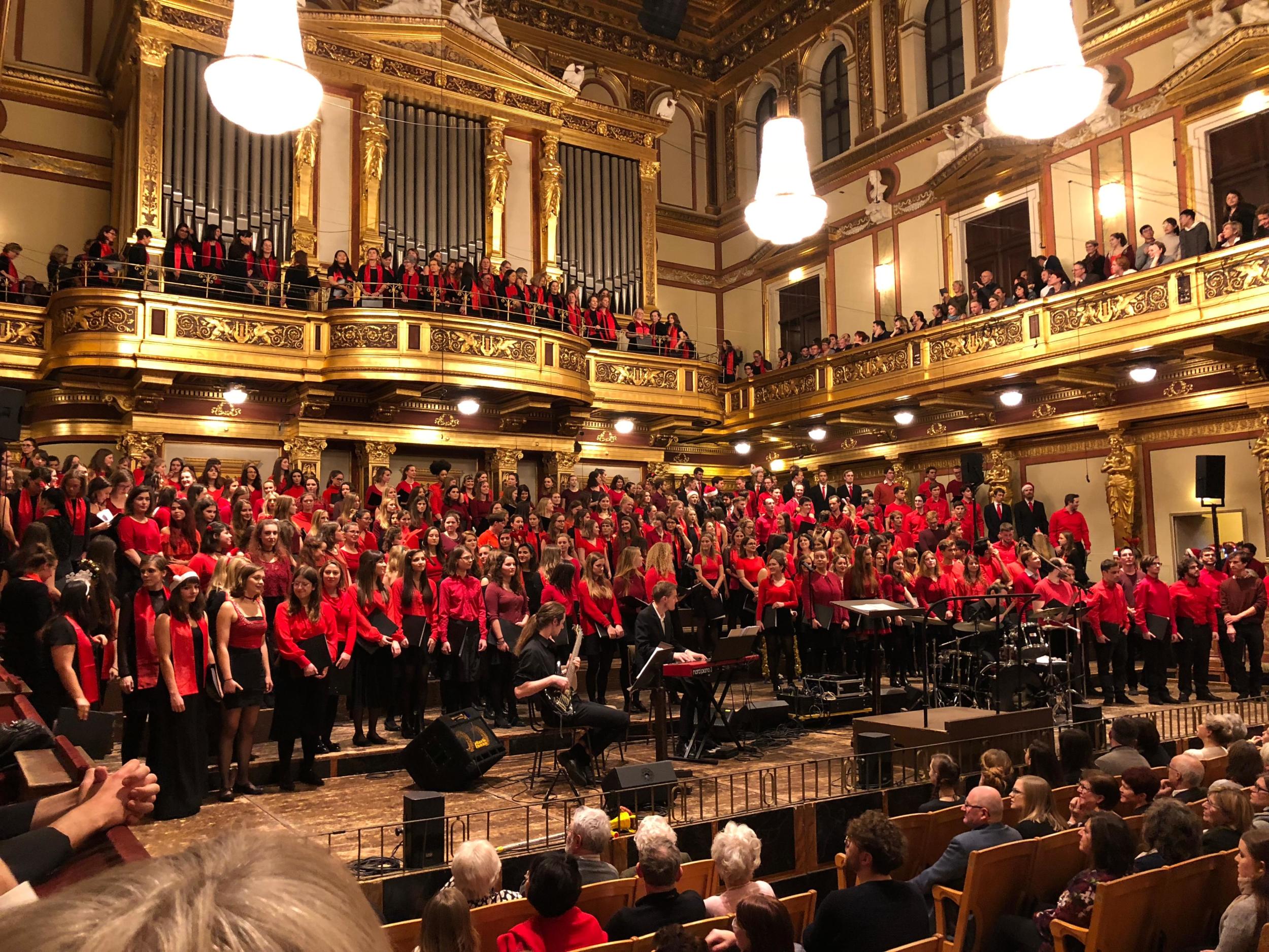 Concert in the Musikverein Vienna on 17th december 2018