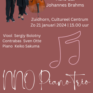 NNO TRIO Sergiy Bolotny violin Sven Otte contrabas Keiko Sakuma piano 
