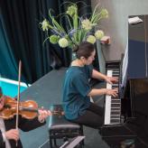 Sergei Bolotny violin Keiko Sakuma piano foto Cultureel Centrum Zuidhorn