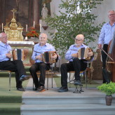 Musik während dem Gottesdienst in der Pfarrkirche Vilters