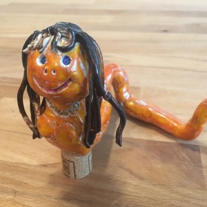 Und damit die Familie auch komplett ist, haben Hannah und Tim auch noch die Walli aus Bayern getöpfert.....