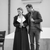 Proben „Fidelio“  - Larissa Angelini (Leonore), Bartosz Szulc (Rocco) © Uwe Hauth