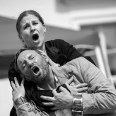 Proben „Fidelio“  - Larissa Angelini (Leonore), Brad Cooper (Florestan) © Uwe Hauth