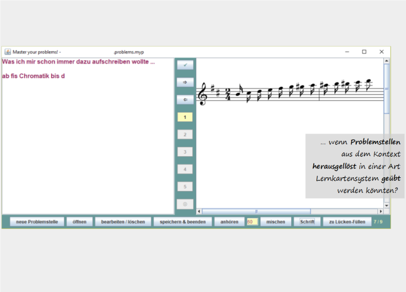 Tool "Master your problems"