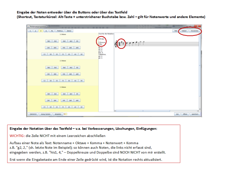 Notensatzprogramm - Hilfe-Screenshot 02