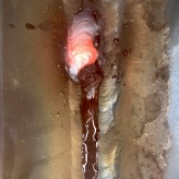 2026-02-08 (solange ich Menstruationsblut produziere, arbeite ich damit) Serie Schweißerei 43