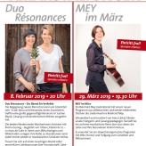 Duo Résonance 02/19 MEY im März 03/19