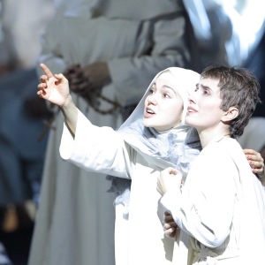 As Suor Genovieffa in G. Puccini´s "Suor Angelica" (Suor Angelica - E. Jaho, Bayerische Staatsoper, München). Photo by W. Hösl.