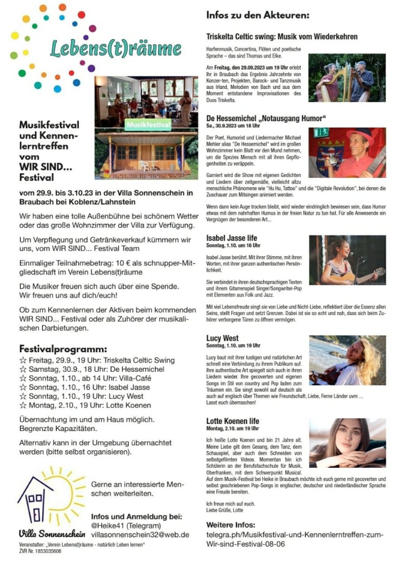 Musikfestival Villa Sonnenschein