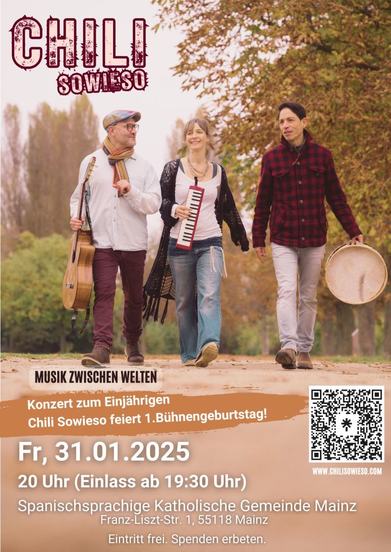 Chili Sowieso in Mainz - Konzert zum Einjährigen!