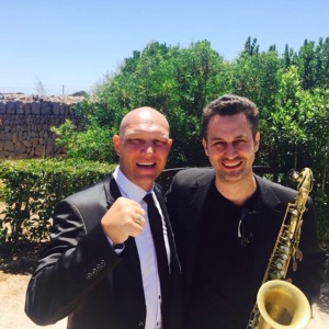 Axel Schulz mit Roger Machon 