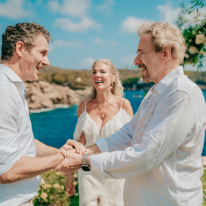 Karina und Thomas Gottschalk & Roger Machon 