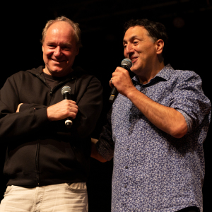 Eröffnung: Jürgen Eick (E-Werk) und Murat Coskun