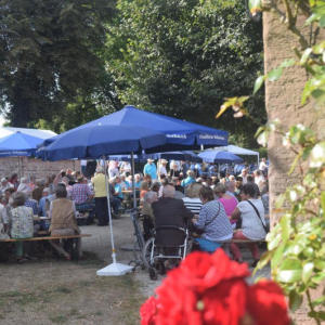 Park der Oberburg in Heldenbergen