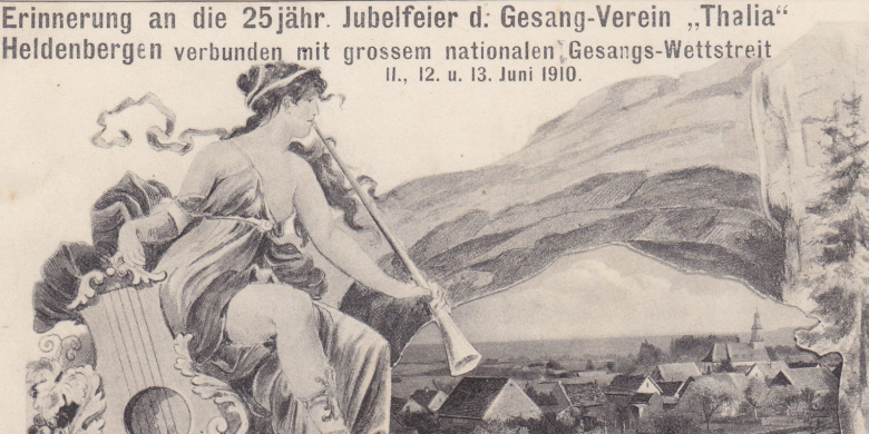 25-jähriges Bestehen des Gesangverein Thalia_1910