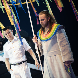 ACHILL UNTER DEN MÄDCHEN - Prinzregententheater 2023 (mit im Bild: Haozhou Hu) - © Cordula Treml