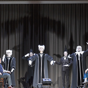 DIE SCHWEIGSAME FRAU - Staatsoper Unter den Linden 2025 (mit im Bild: Peter Rose, Dionysios Avgerinos, Friedrich Hamel, Brenda Rae) - © Bernd Uhlig