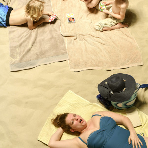 2018 Sirene in der deutschsprachigen Erstaufführung der modernen Kurzoper "Sun And Sea" von R. Barzdžiukaitė, V. Grainytė und L. Lapelytė am Staatsschauspiel Dresden 