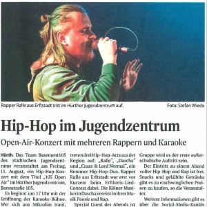 KStA Ralle Hürth JuZe